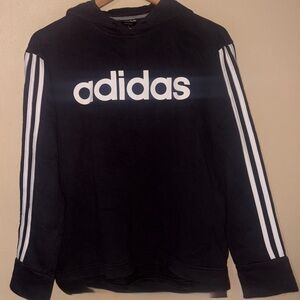 Adidas Black Sweatshirt with White Accents